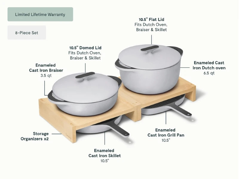 Enameled Cast Iron Set