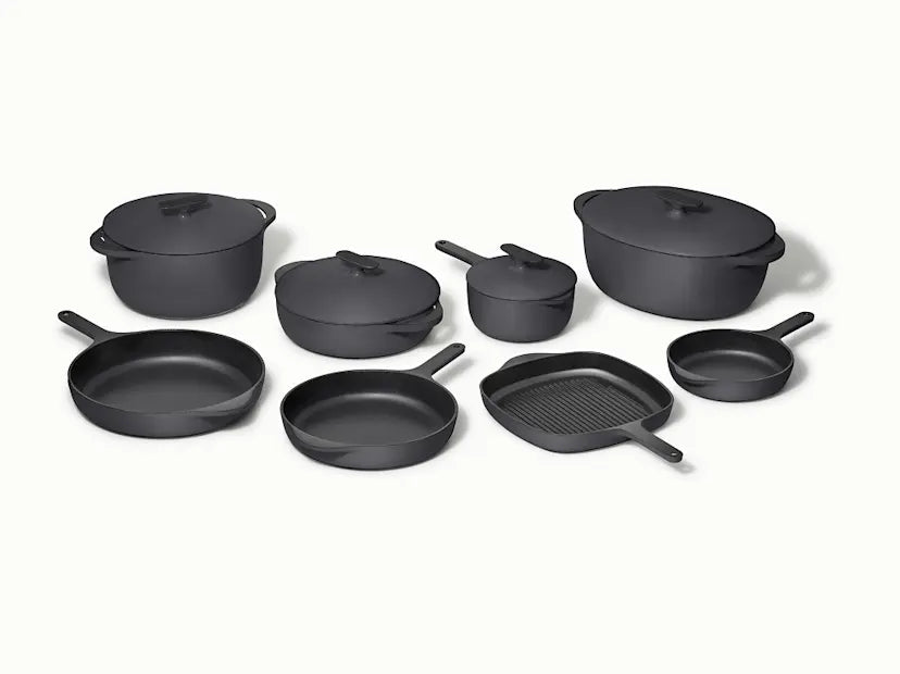 Deluxe Enameled Cast Iron Set 16-pc Set