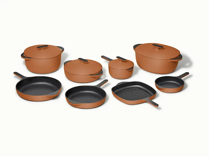 Deluxe Enameled Cast Iron Set 16-pc Set