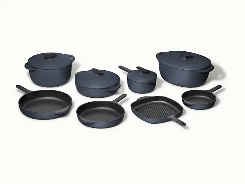 Deluxe Enameled Cast Iron Set 16-pc Set