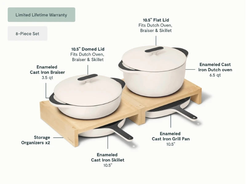 Enameled Cast Iron Set