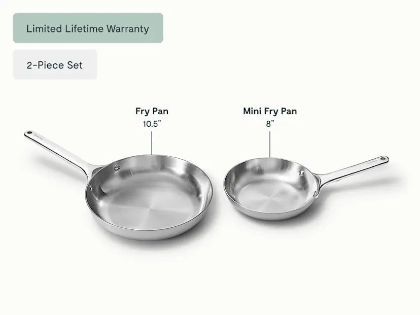 Fry Pan Duo Stainless Steel